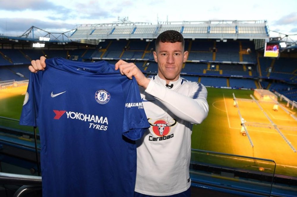 Ross Barkley, o novo jogador do Chelsea. Twitter/Chelsea