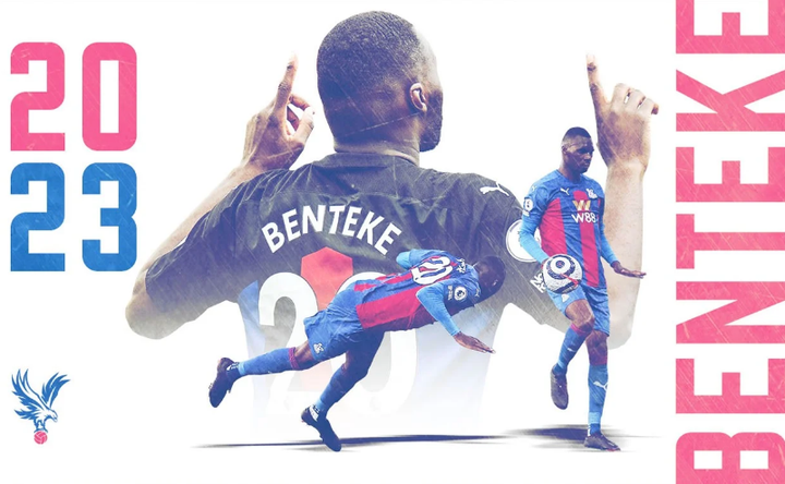 Benteke prolonge avec Crystal Palace jusqu'à 2023