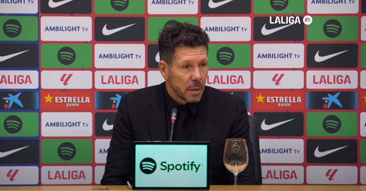 El Cholo habló tras la victoria. Captura/LaLiga