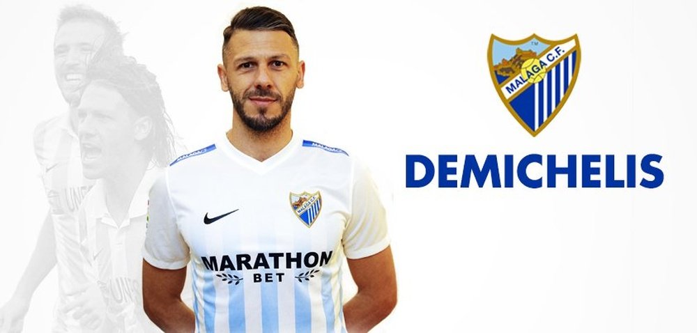 Le défenseur argentin Martin Demichelis s'est engagé mardi avec Malaga. MálagaCF