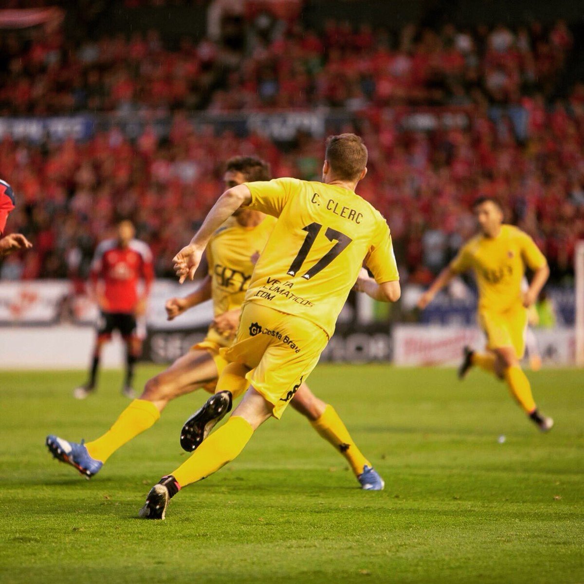 El defensa Carlos Clerc, durante un encuentro con el Espanyol. CarlosClerc