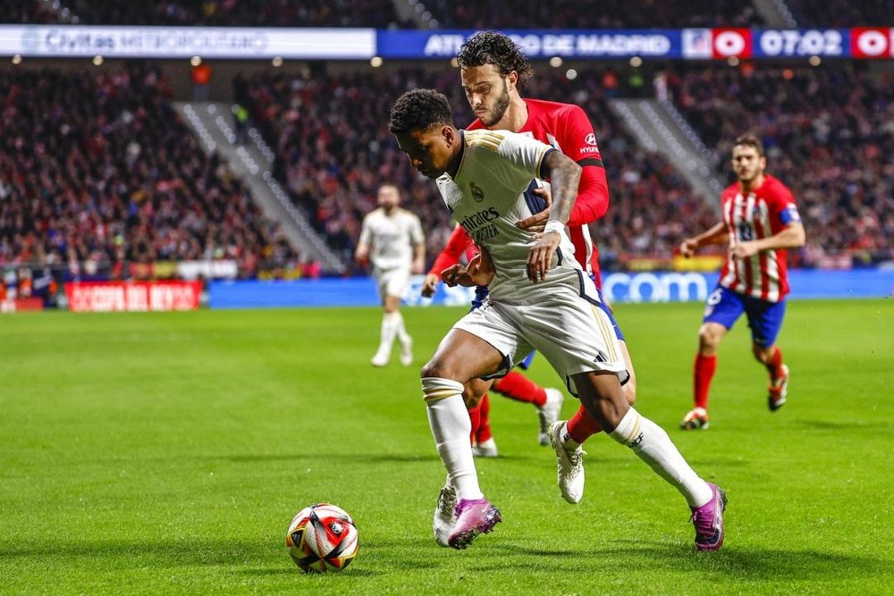 Mario Hermoso will leave Atletico this summer. EFE