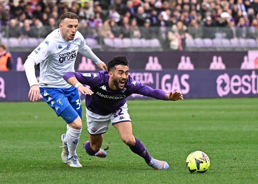 La Fiorentina apenas igualó ante el Empoli. EFE