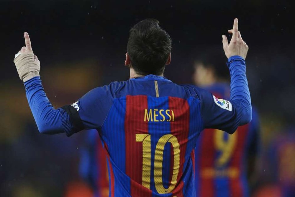 Messi encarriló la victoria del Barça ante el colista. EFE