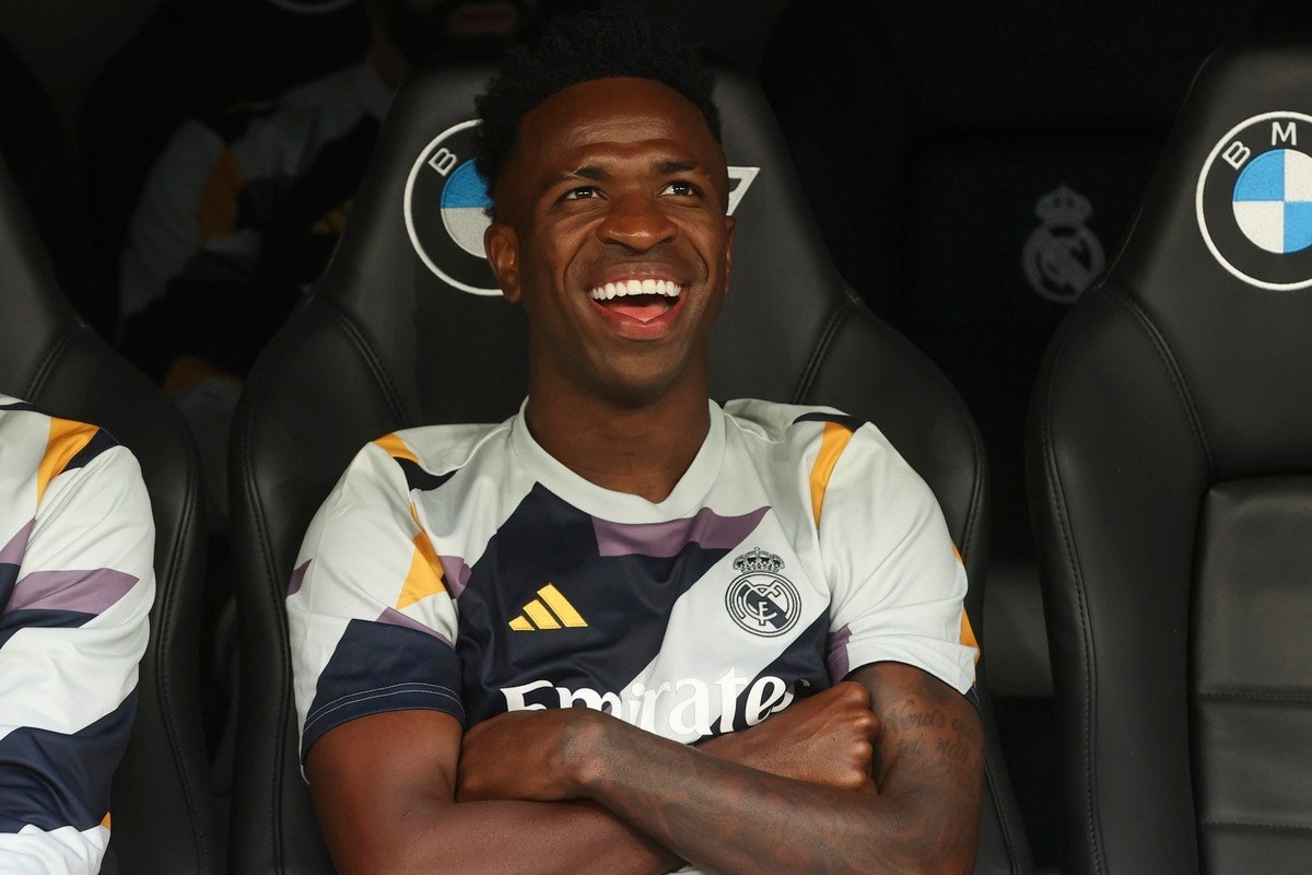 Vinicius est sur le point de prolonger son engagement avec le Real Madrid. EFE