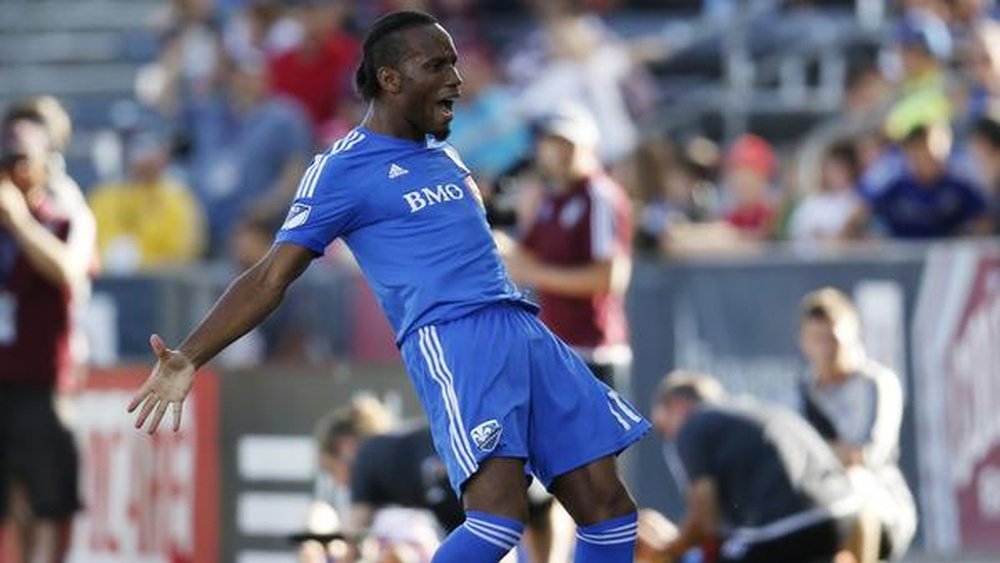 El delantero costamarfileño del Montreal Impact Drogba. Twitter