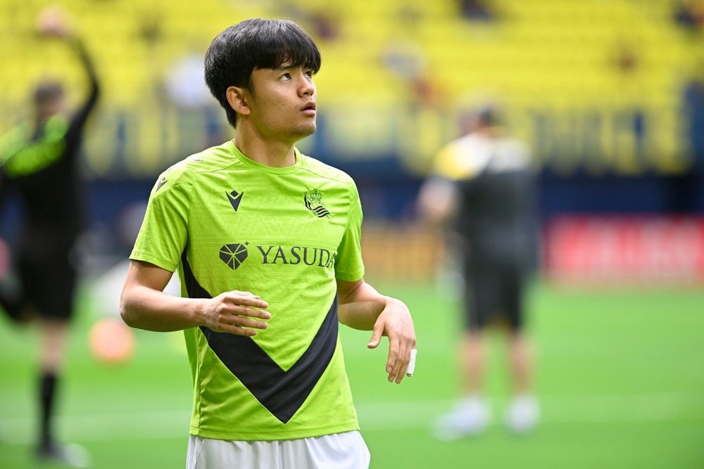 Real Sociedad boss Sergio Francisco doesn't agree with Kubo's words. EFE