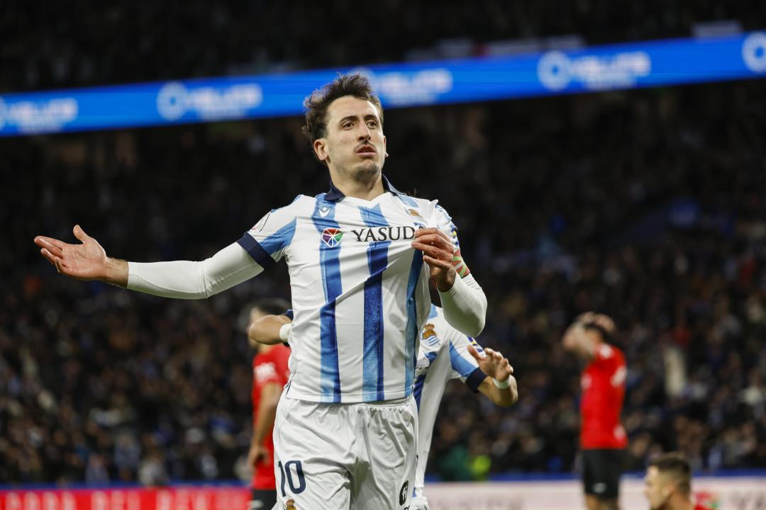 Oyarzabal, con la Real Sociedad