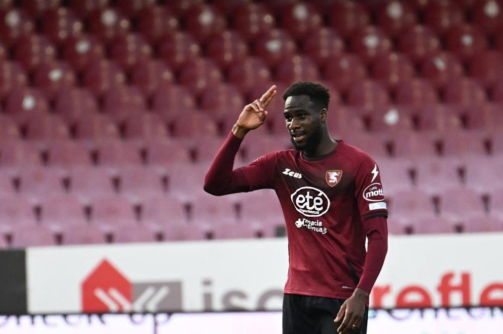 Boulaye Dia marcó un 'hat trick' ante la Fiorentina. EFE