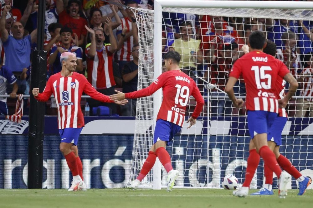 Morata remet l'Atlético dans le coup. EFE
