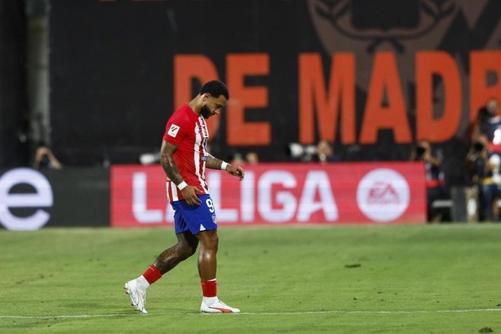 L'Atlético de Madrid confirme une blessure musculaire de Memphis