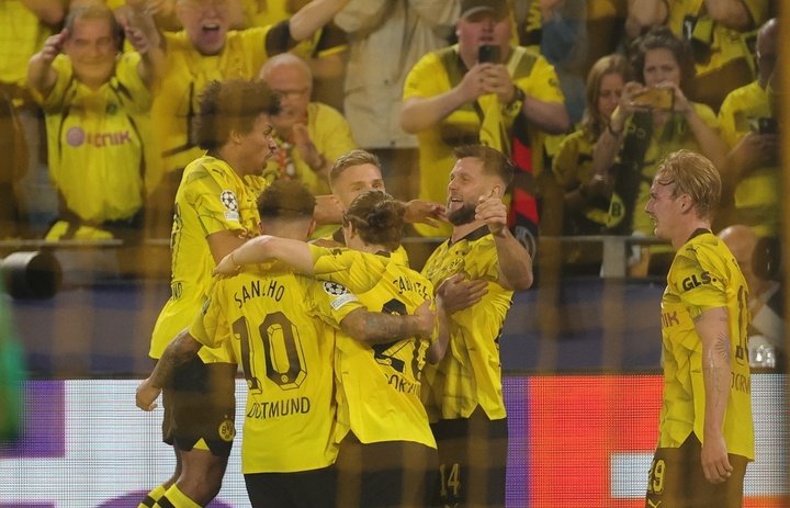 Fullkrug scored Dortmund's opener against PSG on Wednesday. EFE