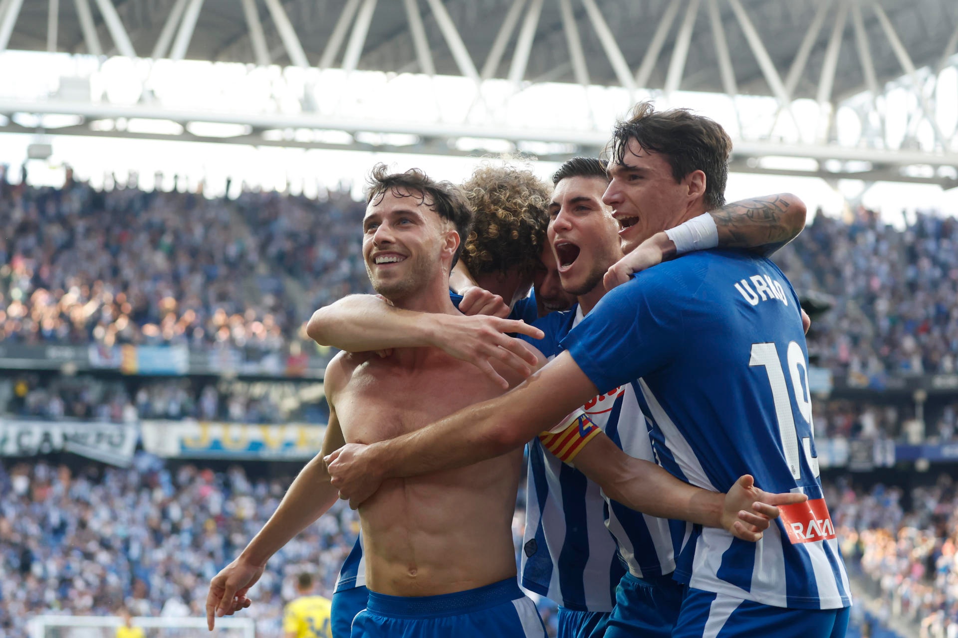 El Espanyol certificó la salvación. EFE/AndreuDalmau