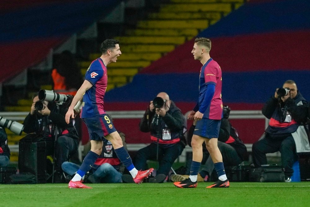 El 3-0 situó al Barça como máximo goleador del curso en las grandes ligas. EFE