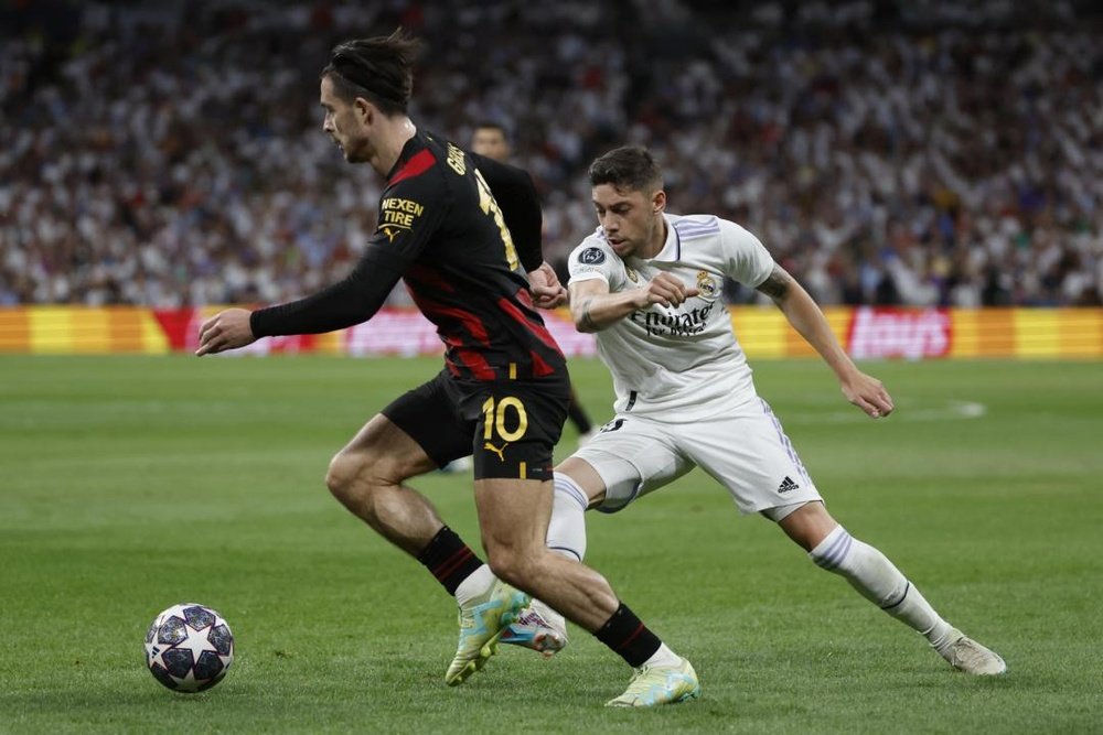 Grealish analizó el empate ante el Madrid. EFE