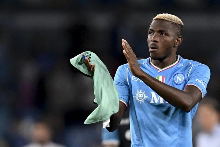 Osimhen rebajó la tensión. EFE/EPA/CIRO FUSCO