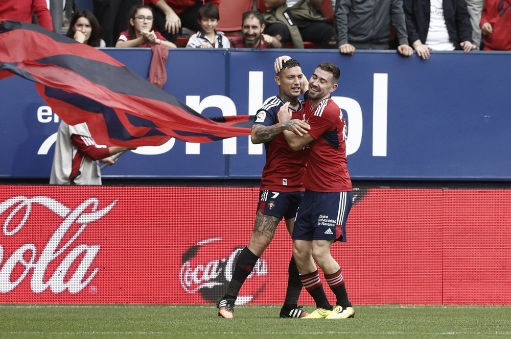 Osasuna fue un auténtico rodillo ante el Valladolid. EFE