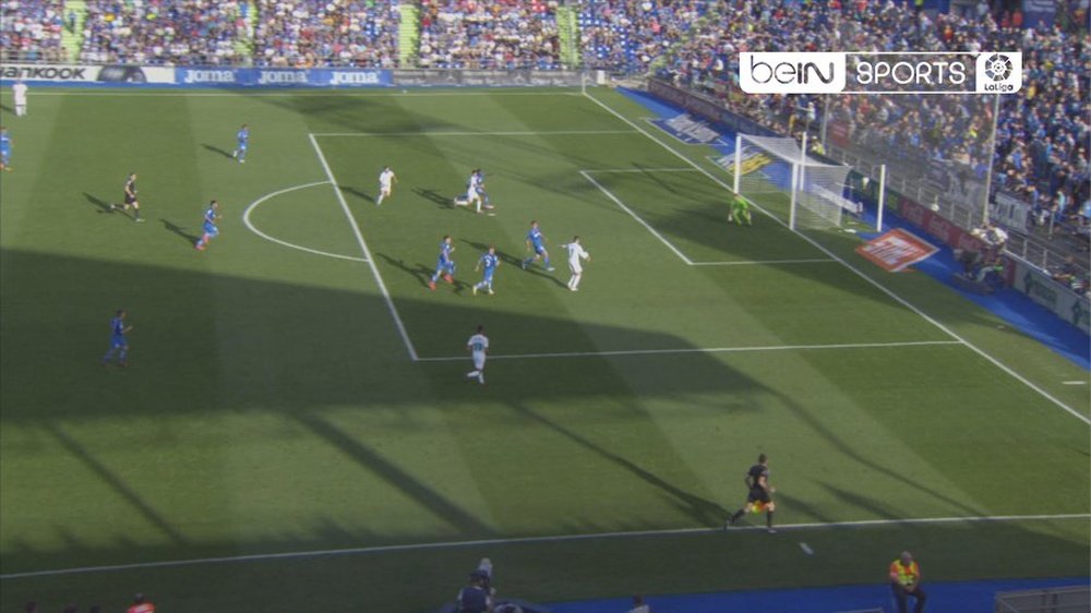 Ronaldo scored the winner against Getafe. beINSPORTS
