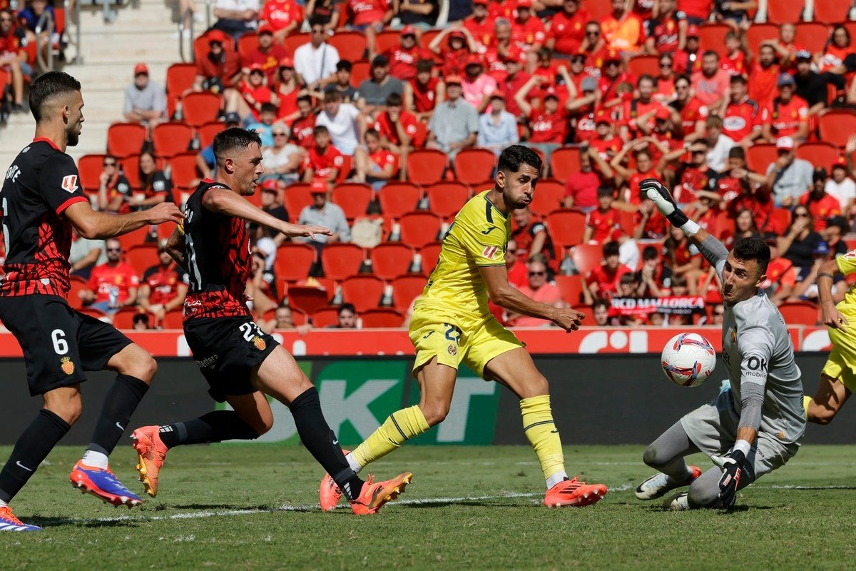 El Villarreal salva el triunfo en Palma. EFE