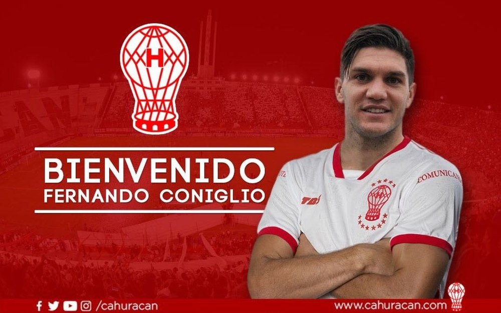 Fernando Coniglio, nuevo jugador de Huracán. CAHuracán