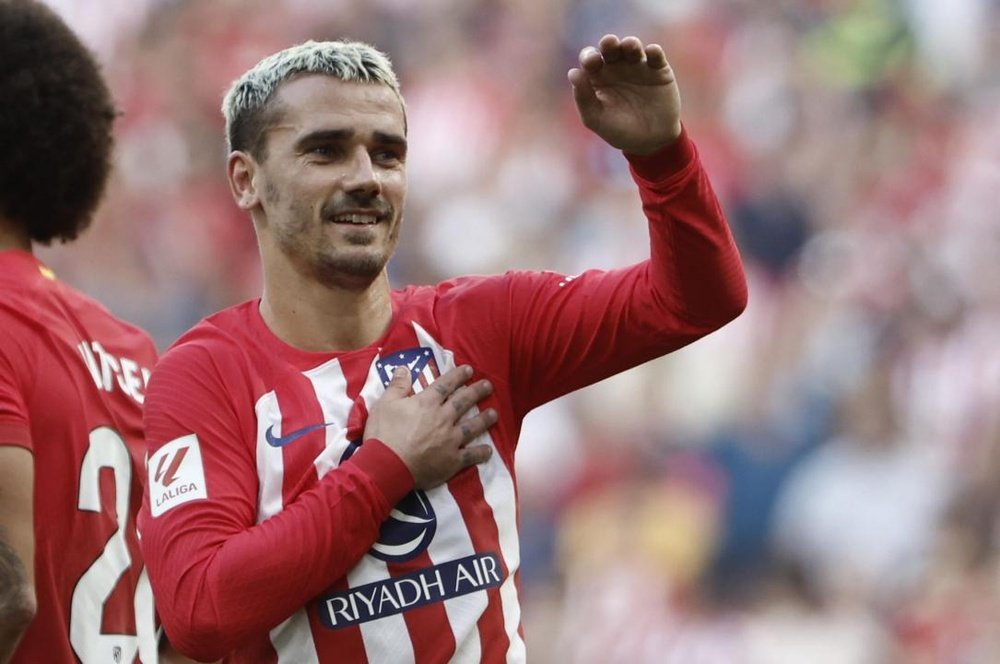 El balance de Griezmann es de 6 victorias, 1 empate y 1 derrota ante Las Palmas. EFE
