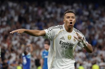 Mbappé a franchi la barre des 50 buts avec le Real Madrid. EFE