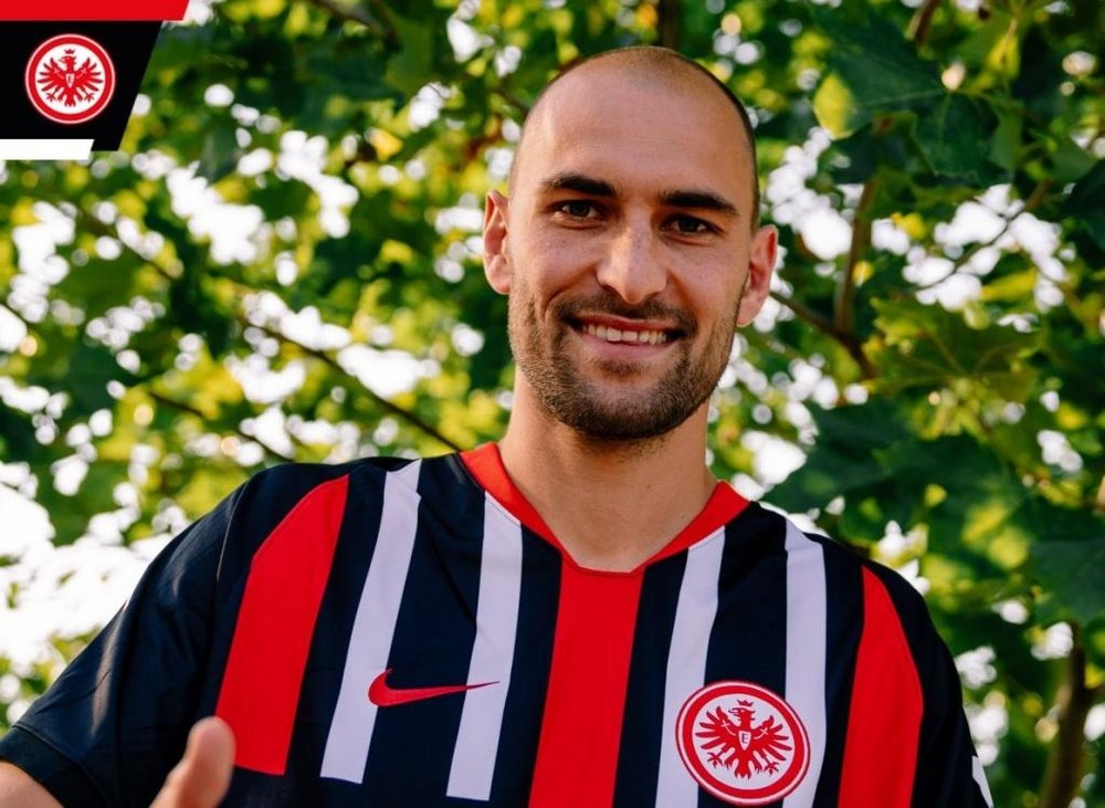 Bas Dost, nouvelle recrue de l'Eintracht Francfort.