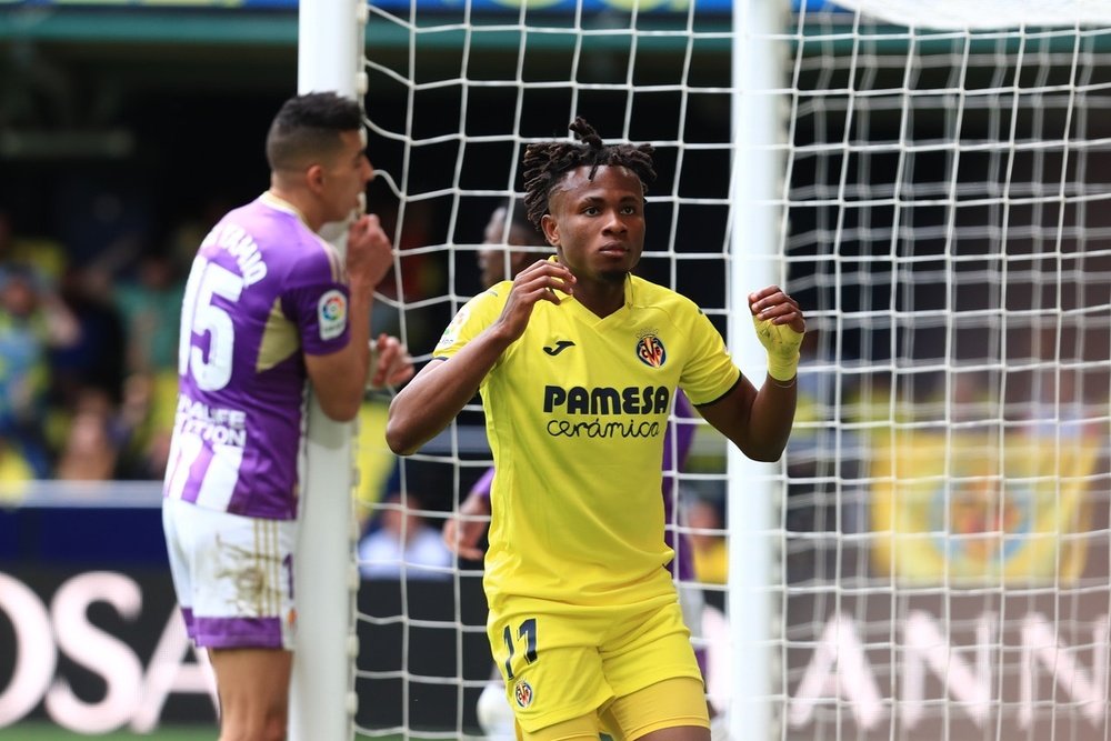 Chukwueze finishes his contract with Villarreal in 2024. EFE