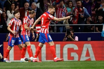 El Atlético venció por 3-0 al Rayo Vallecano. EFE