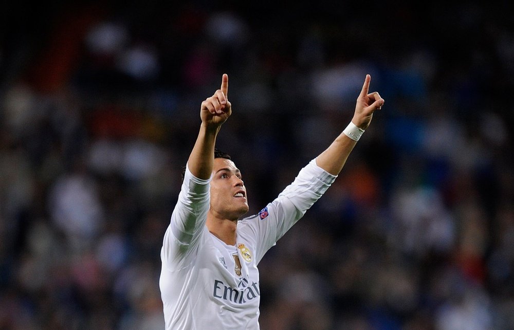 El delantero portugués del Real Madrid Cristiano Ronaldo. UEFAChampionsLeague