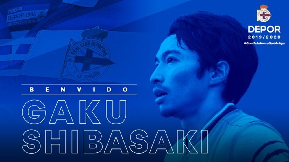 Shibasaki, nuevo jugador del Deportivo. RCDeportivo