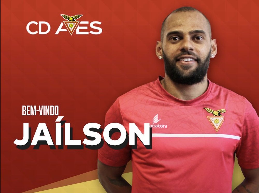 Jaílson de Lima ficha por el Desportivo das Aves. Twitter/CD Aves