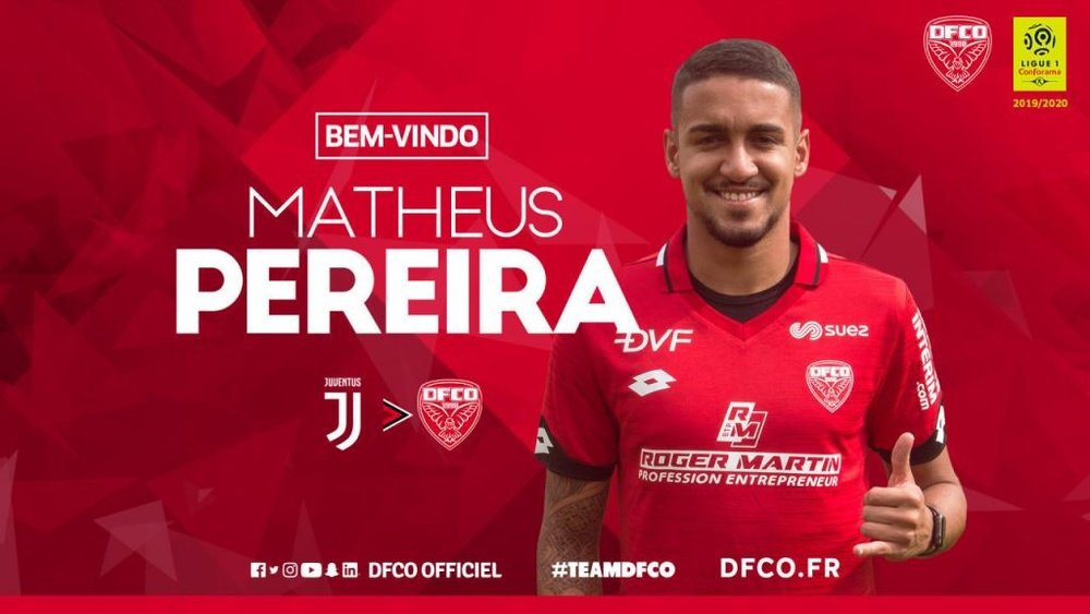 El Dijon anunció la incorporación de Matheus Pereira. DijonFCO