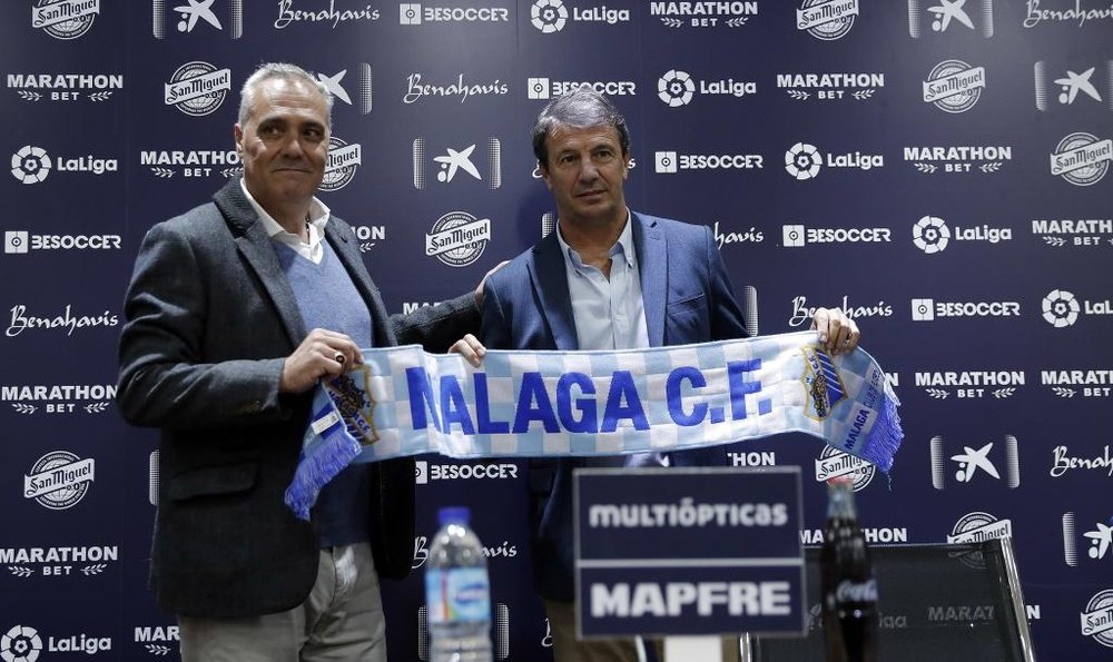 El Málaga presentó a su técnico. MálagaCF