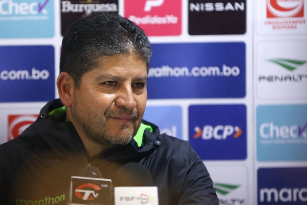 Oscar Villegas is making his debut as Bolivia coach. EFE