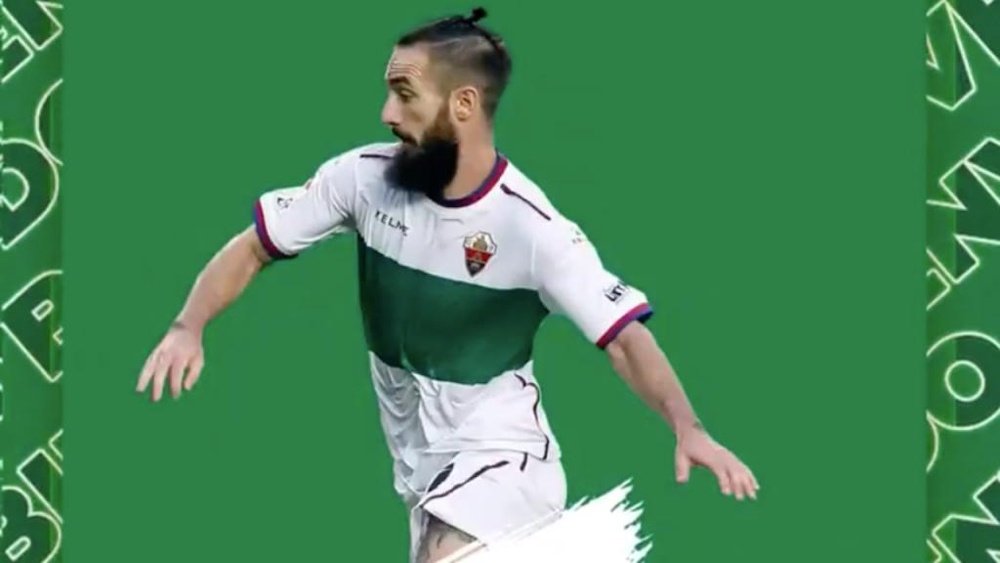 Cifu vuelve al Elche. Captura/Twitter/elchecf