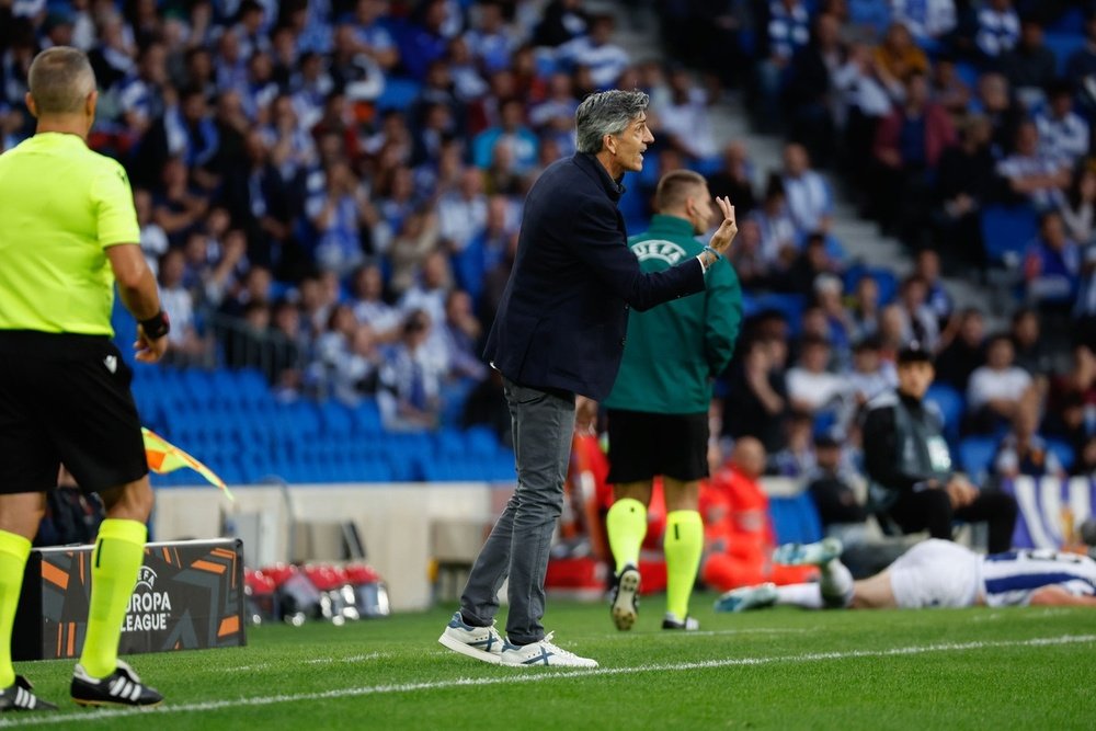 Alguacil was angry after the Anderlecht ultras caused terror at the Reale Arena. EFE