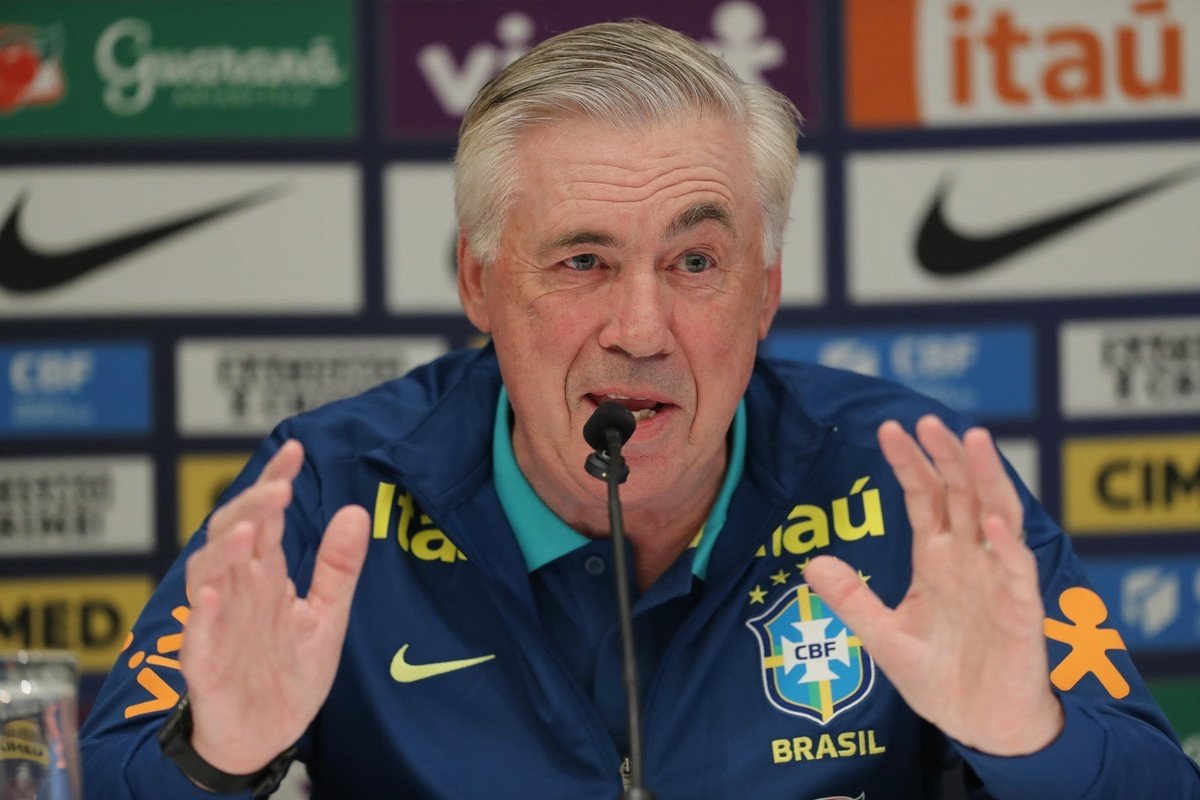 Ancelotti espera alcançar no Brasil a versão de Vini no Madrid