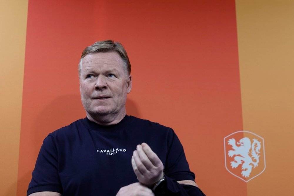 Ronald Koeman, analisou o que espera de sua equipe no confronto contra a Espanha. EFE