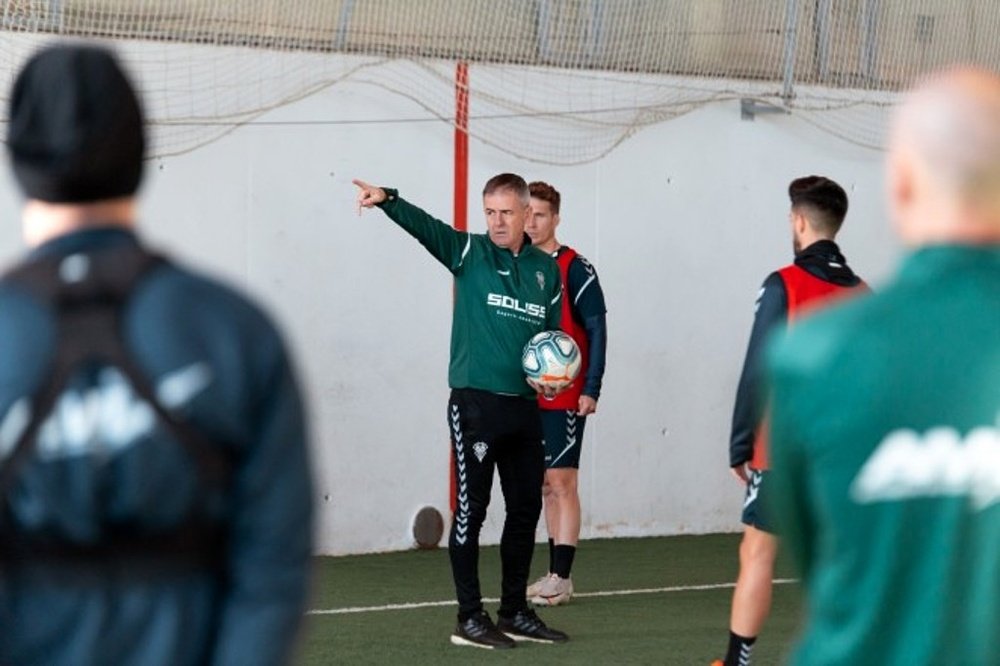 Alcaraz analizó la derrota ante el Espanyol. Twitter/AlbaceteBalompié