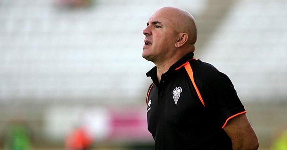 El entrenador del Albacete, Luis César Sampedro. Twitter
