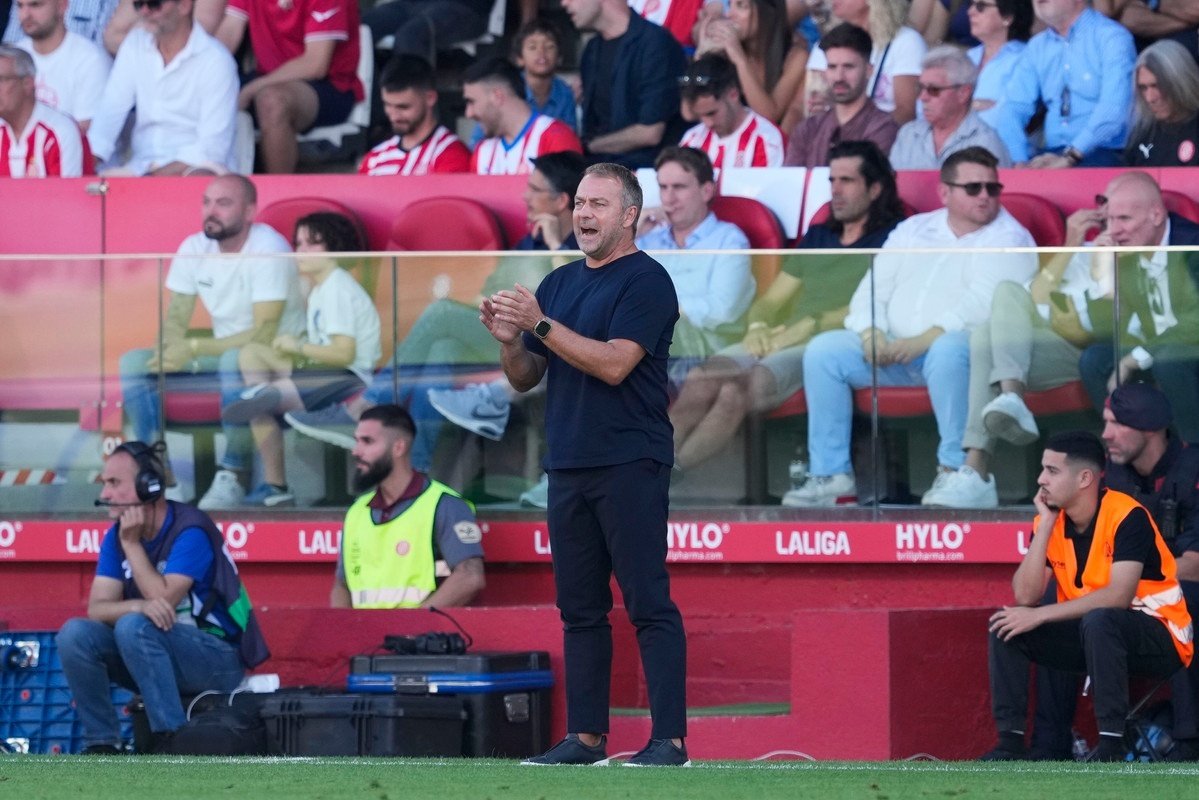 Flick believes Barca were far superior to Girona. EFE