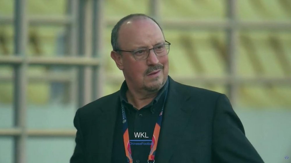 Debacle del Dalian Pro de Rafa Benítez. Captura/YouTube/WKLChineseFootball