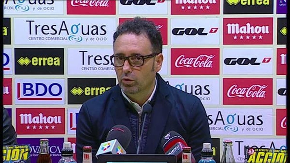 El entrenador del Deportivo Alavés, José Bordalás. Twitter