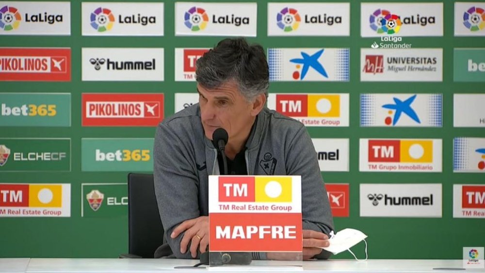 El Eibar perdió 1-0 en el Martínez Valero. Captura/YouTube/LaLiga