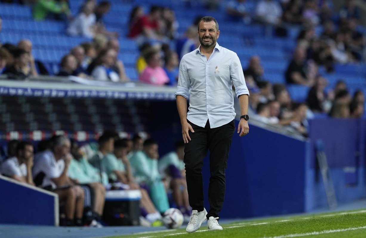 El Espanyol superó al Valladolid en Liga por la mínima. EFE/Alejandro García