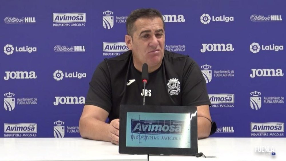 Sandoval habló en la previa. Captura/YouTube/CFFuenlabrada