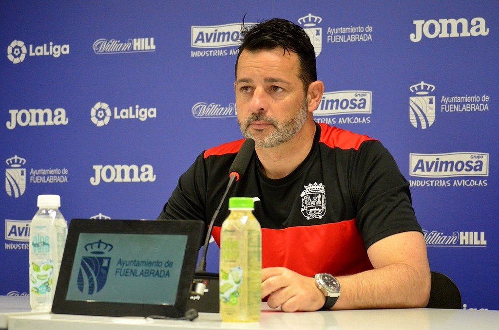 El Fuenla visita al Almería. Twitter/CFuenlabradaSAD