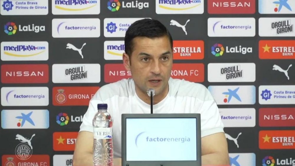El Girona se enfrenta este domingo al Albacete. Captura/YouTube/GironaFC