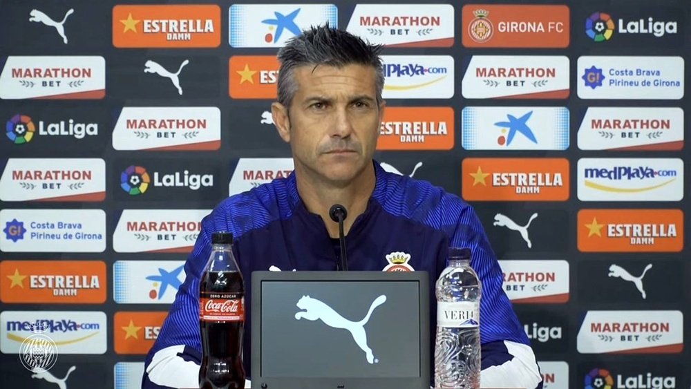 Martí deja de ser entrenador del Girona. Captura/GironaFC